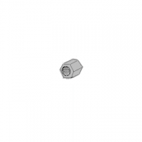 Nut M6 Left Hand Thread