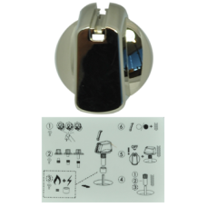 Universal Knob Kit - Chrome (Single)