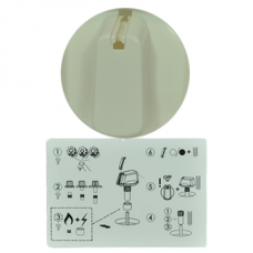 Universal Knob Kit - White (Single)